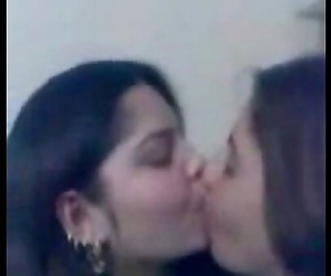 Desi girls kissing each time..